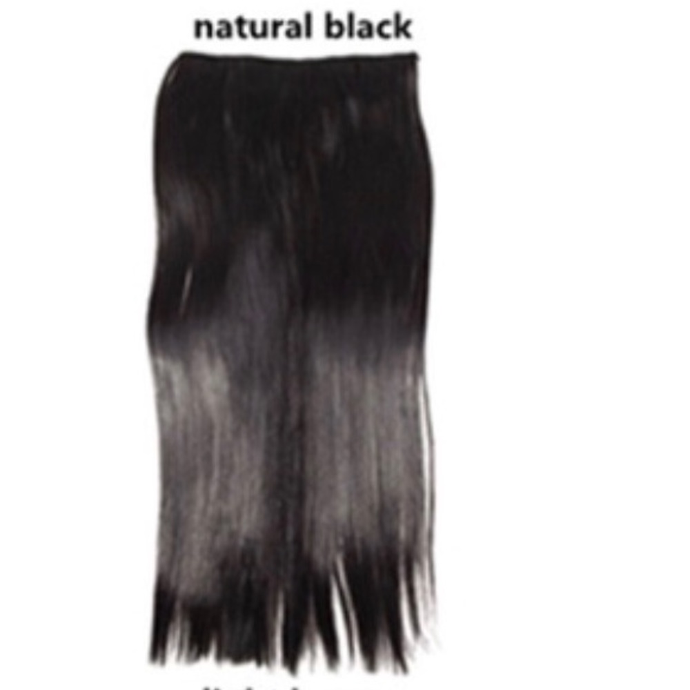 NWT 20” Straight Clip-in Hair Extentions Black